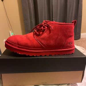 Mens Red UGG boots size 12